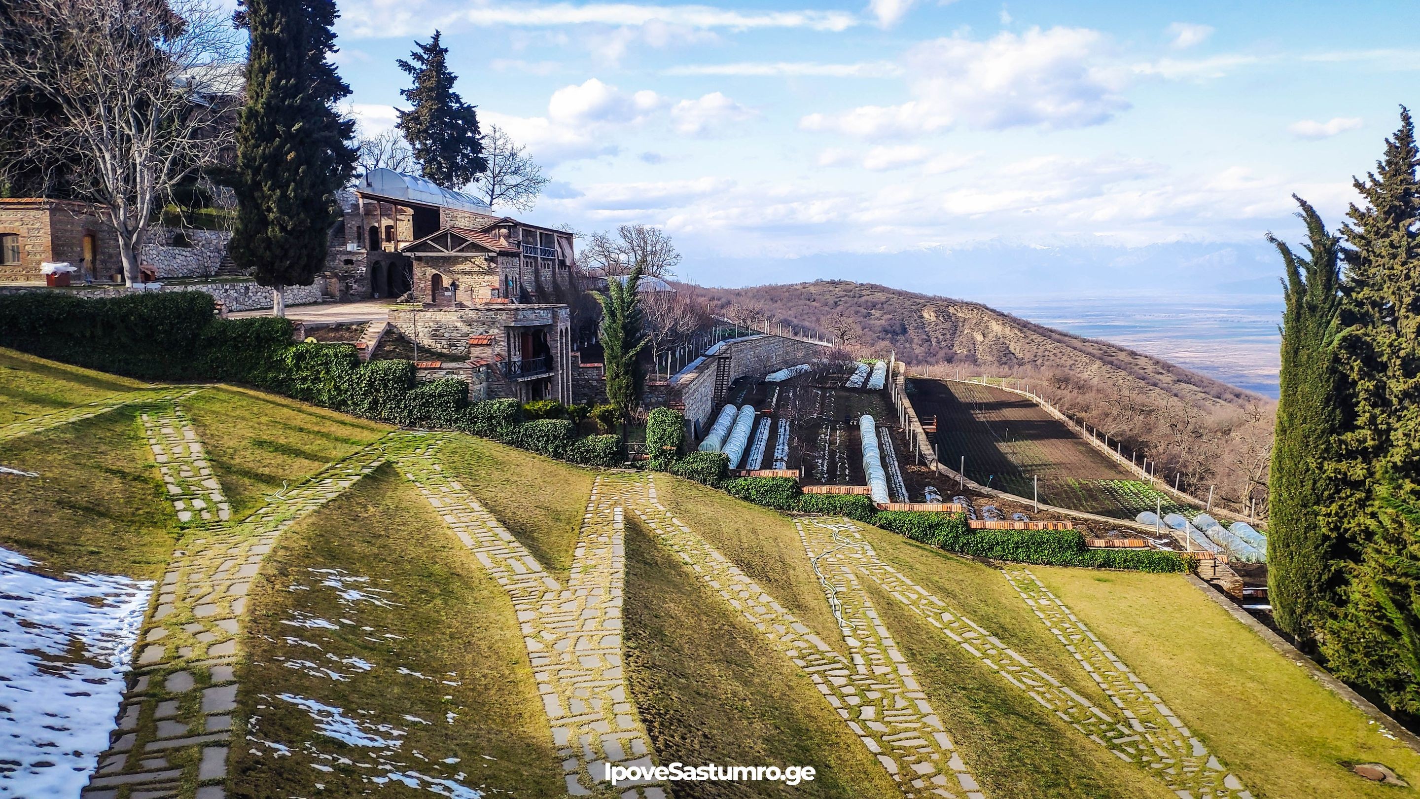 ბოდბის მონასტრის ბოსტანი - Bodbe monastery's vegetable garden