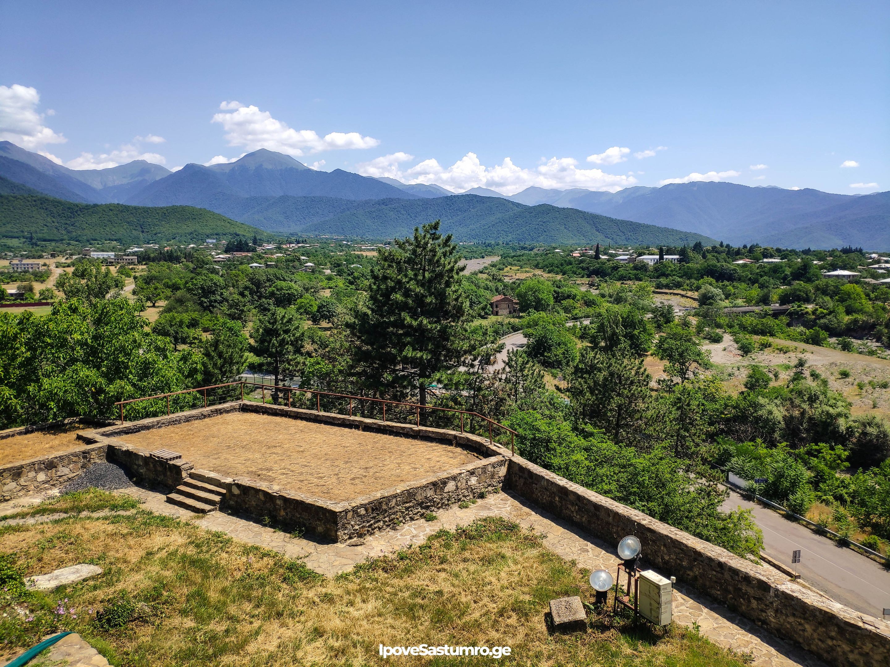 გრემის ციხედან ხედი - View from Gremi fortress