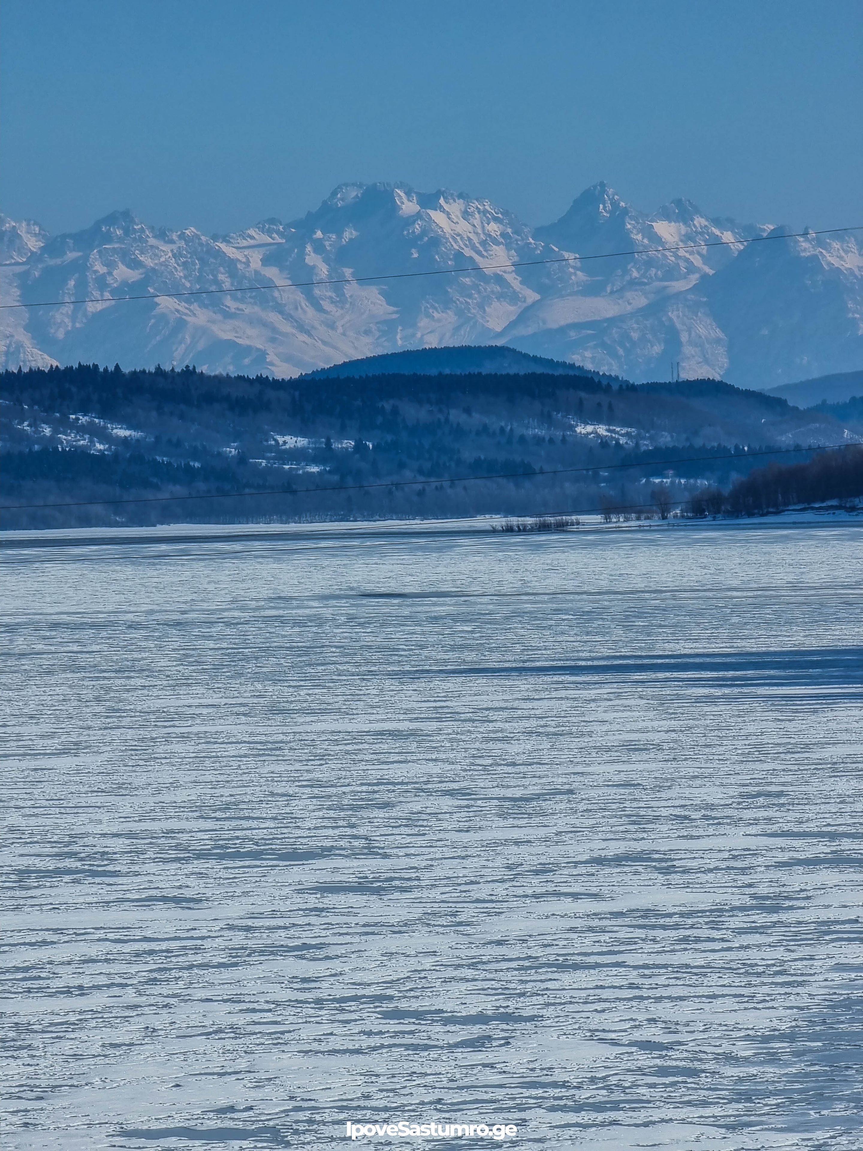 შაორის ტბა ზამთარში - Shaori lake in winter